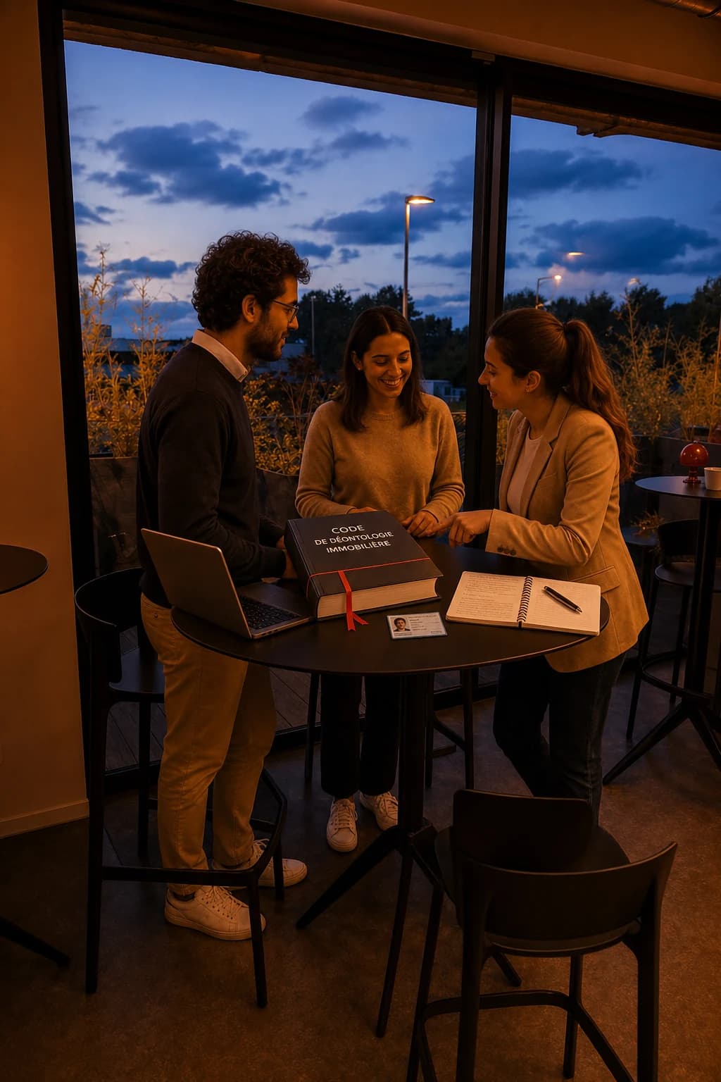 Affiche formation Déontologie dans l'immobilier