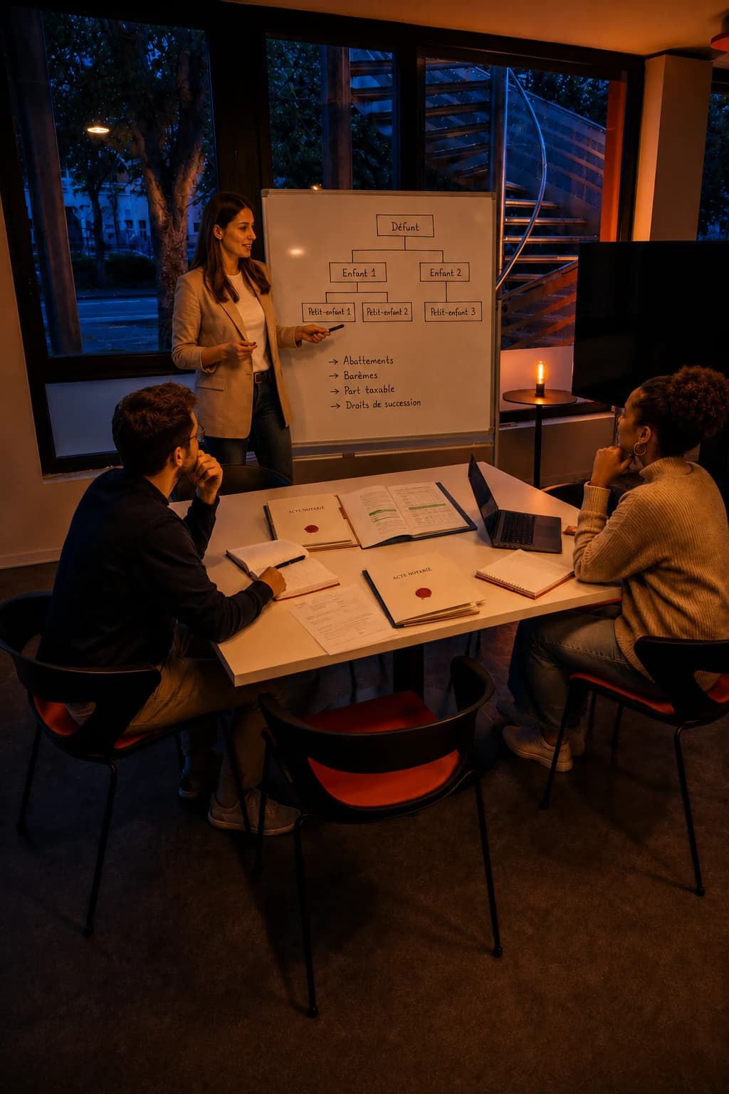 Affiche formation Les droits de successions