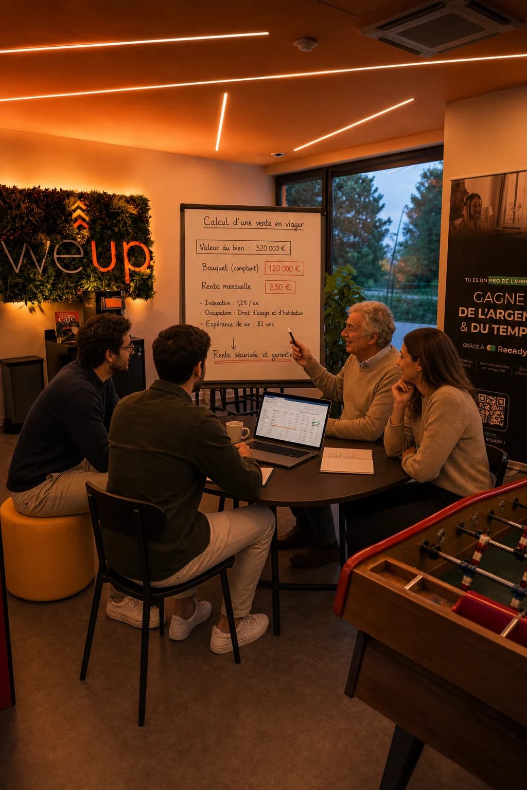 Affiche formation La vente en viager